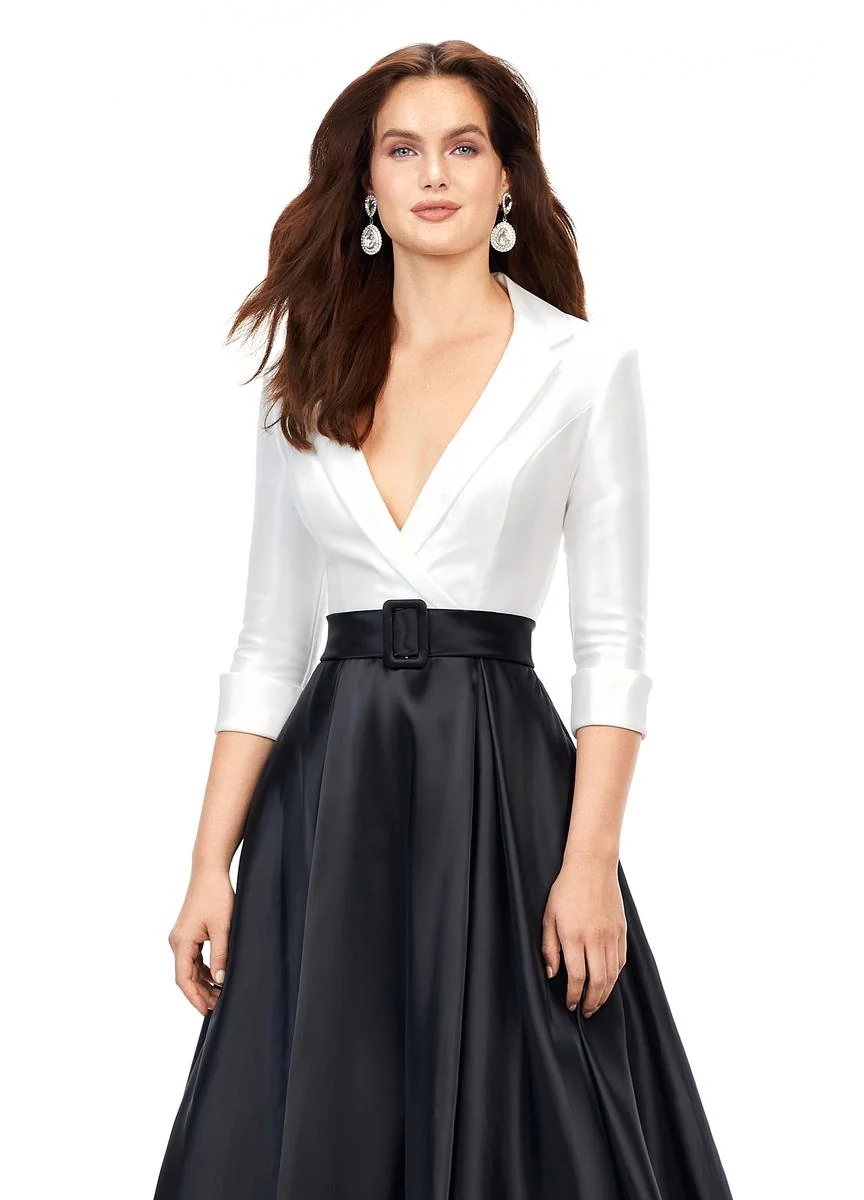 ASHLEYlauren Long Sleeve Dress 11326 - Image 7