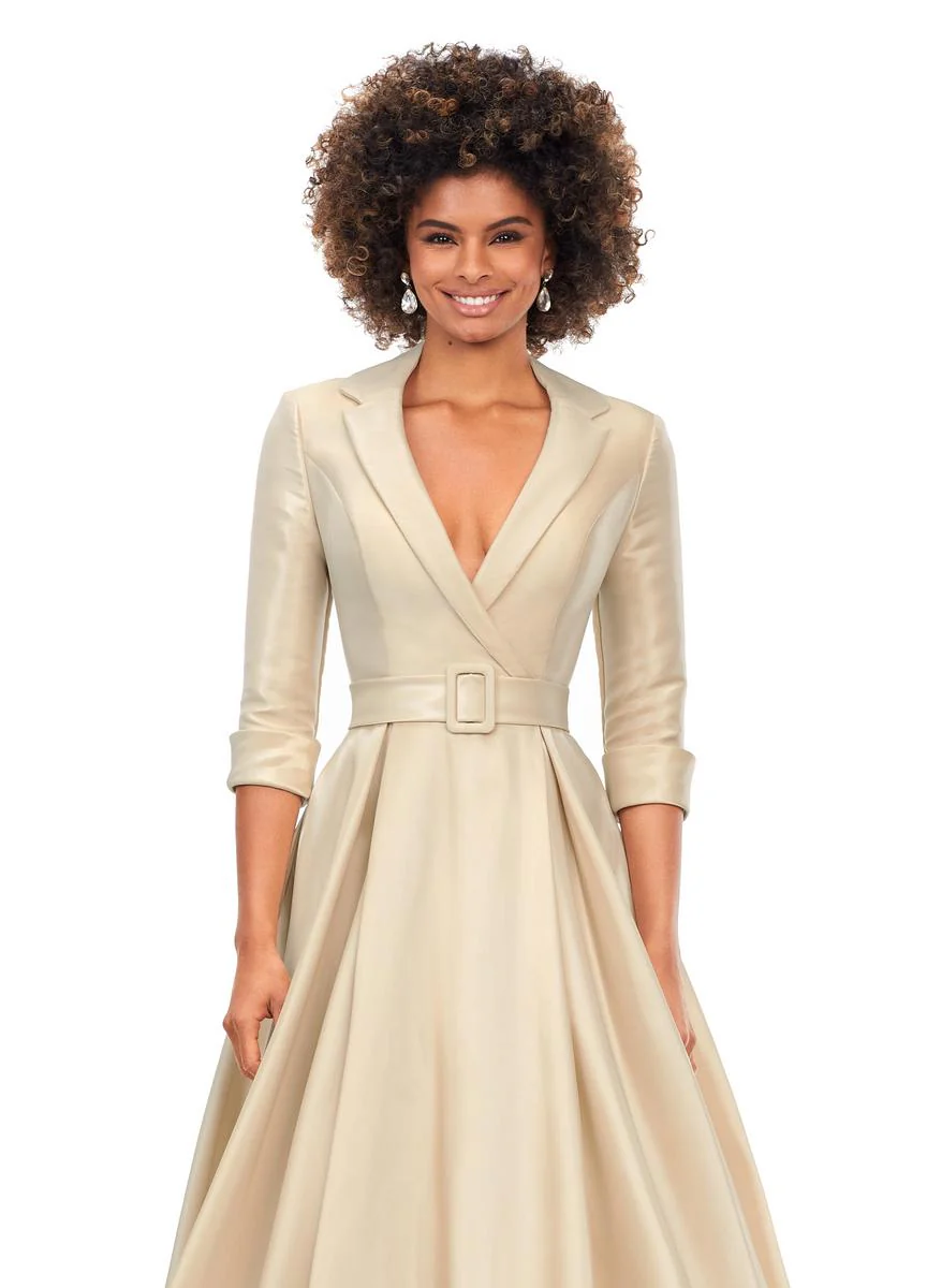 ASHLEYlauren Long Sleeve Dress 11326 - Image 9