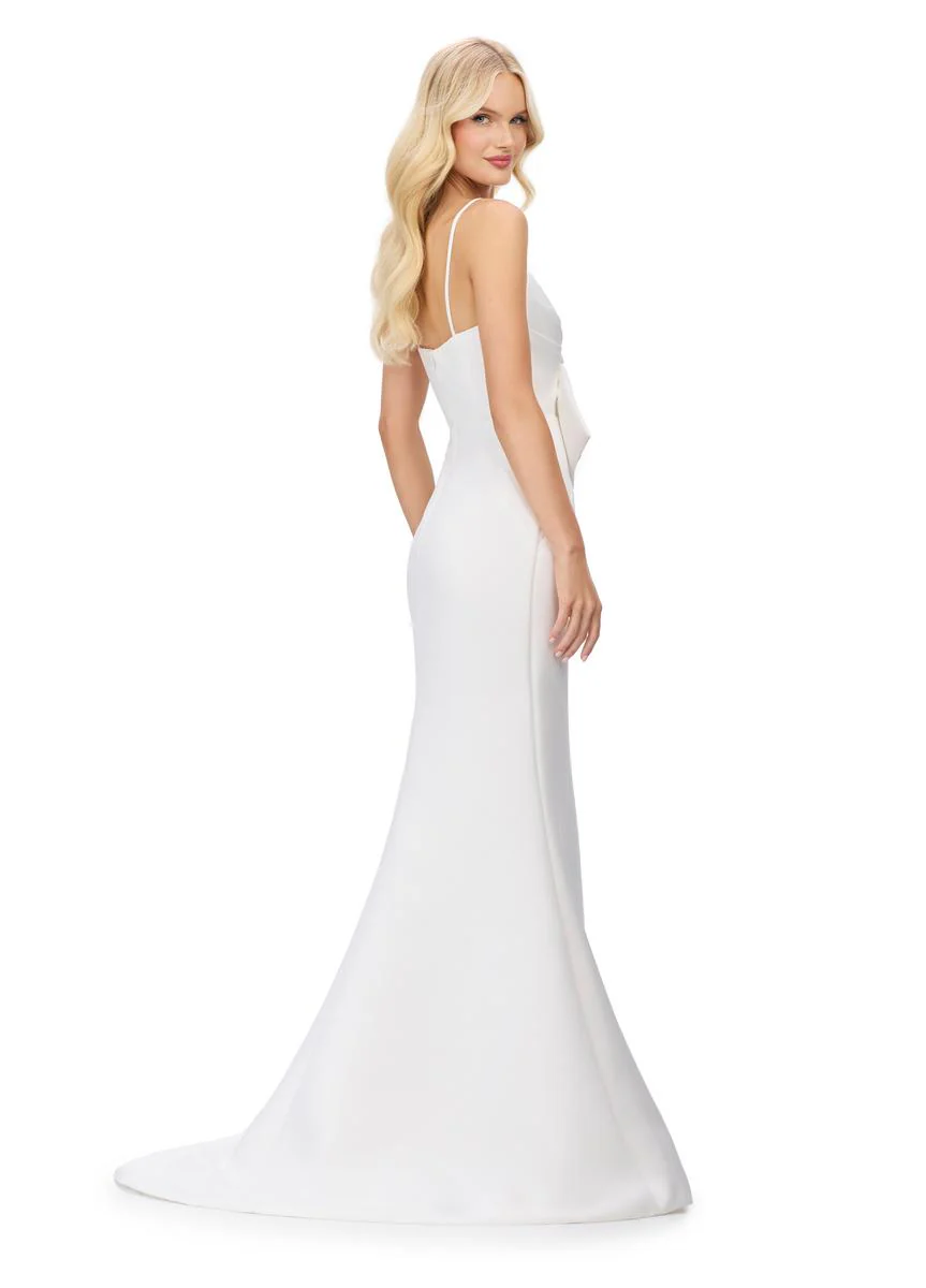 ASHLEYlauren Bow Detail Prom Dress 11702 - Image 4