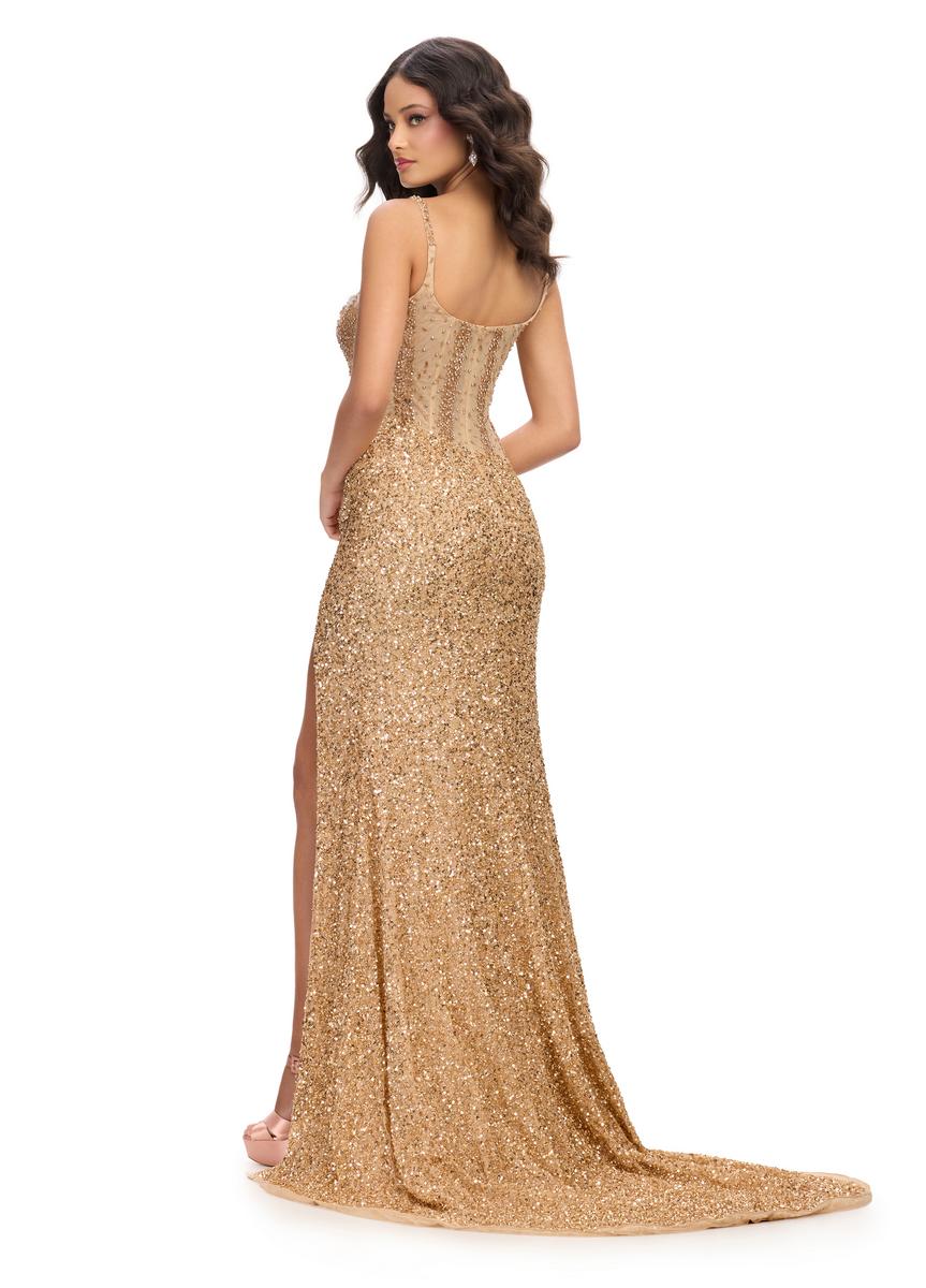 ASHLEYHlauren Bustier Corset Prom Dress 11711 - Image 4