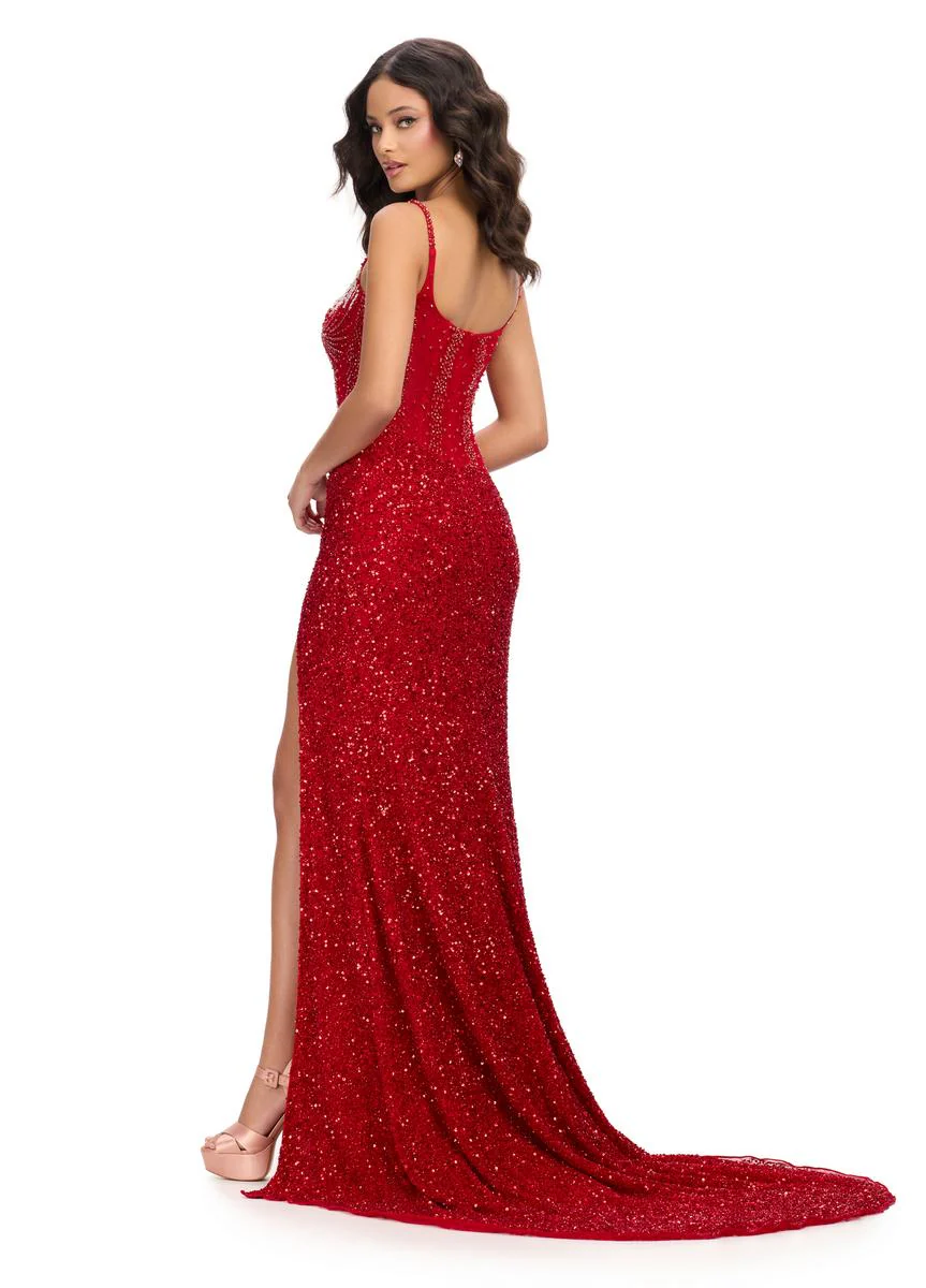 ASHLEYHlauren Bustier Corset Prom Dress 11711 - Image 7