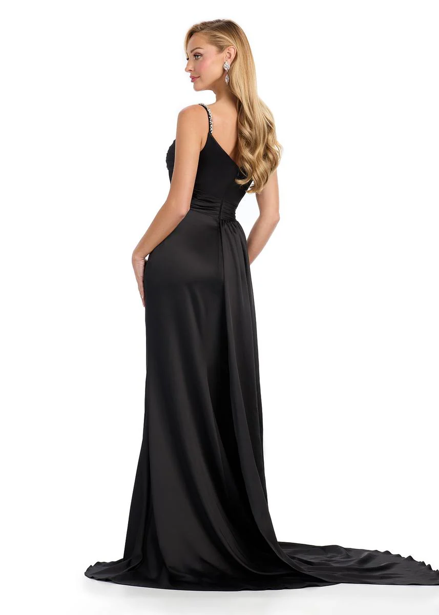 ASHLEYlauren Elegant Sweep Train Prom Dress 11887 - Image 4