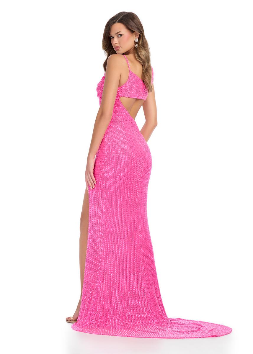 ASHLEYlauren Draping Bustier Prom Dress 11939 - Image 4