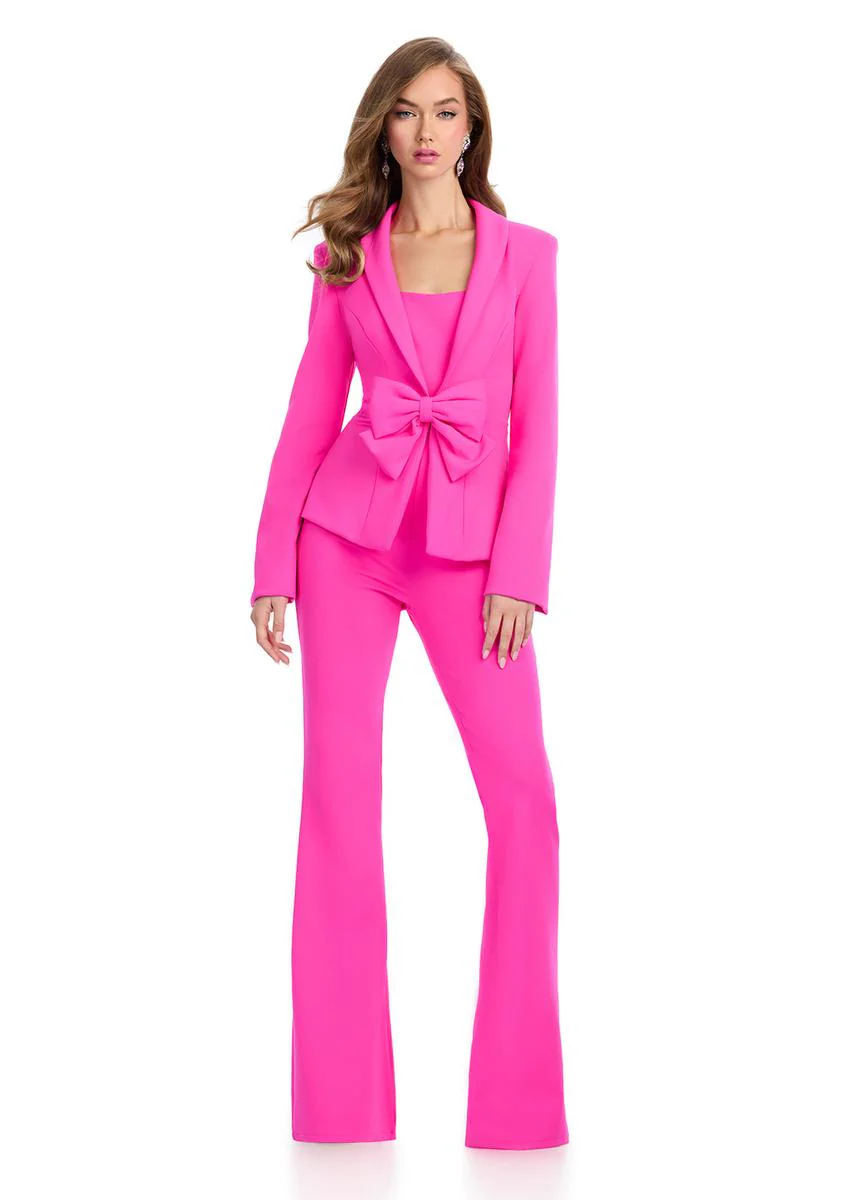ASHLEYlauren Bow Closure Suit Set 11967 - Image 5