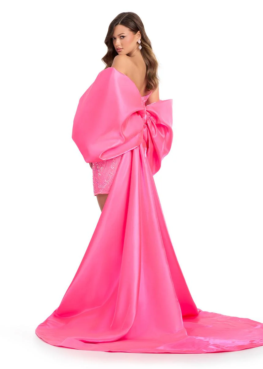ASHLEYlauren Bow Overskirt 12007 - Image 3