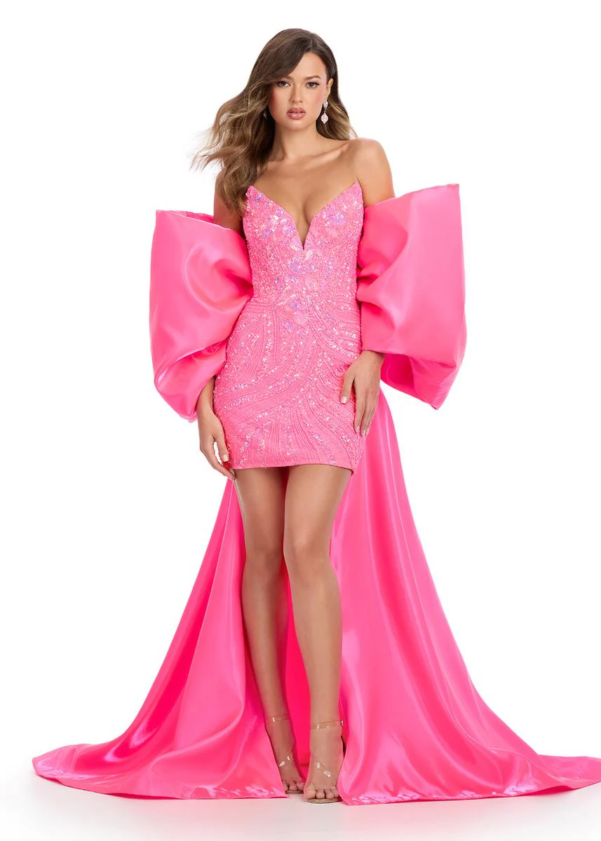 ASHLEYlauren Bow Overskirt 12007 - Image 4