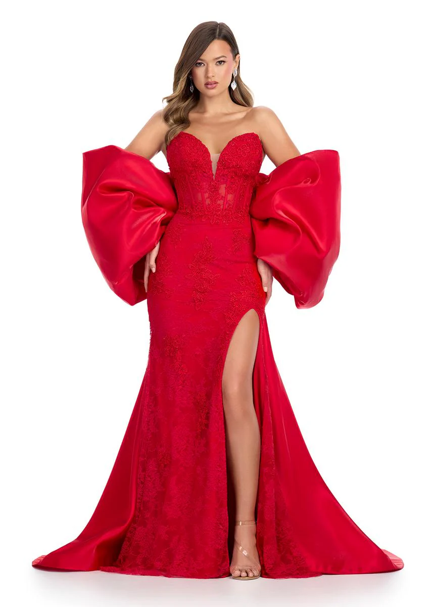 ASHLEYlauren Bow Overskirt 12007 - Image 7