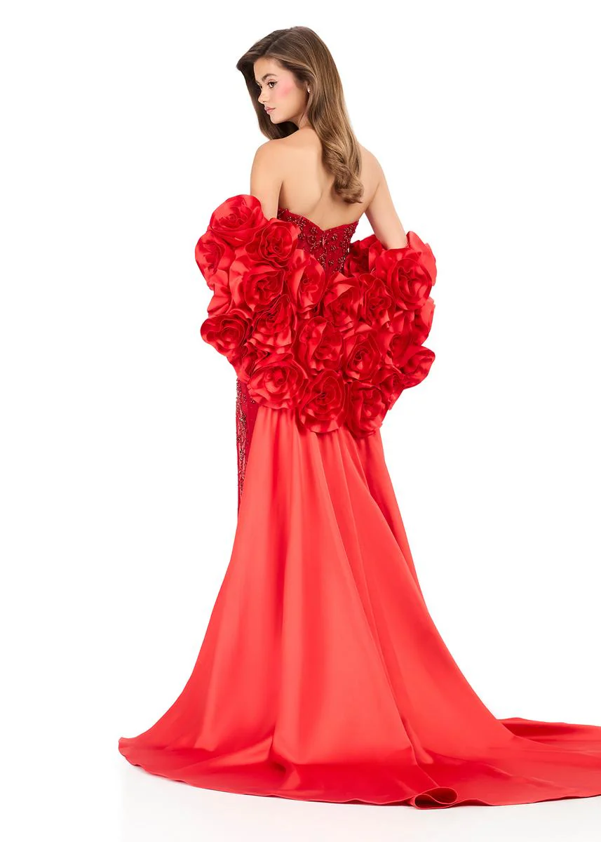 ASHLEYlauren Rosette Cape 12040 - Image 5