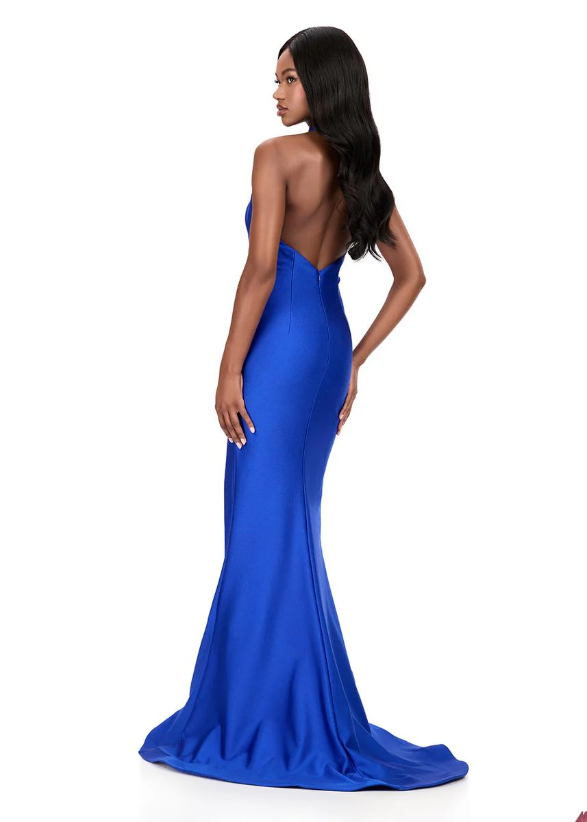 ASHLEYlauren Criss Cross Tight Prom Dress 12162 - Image 6