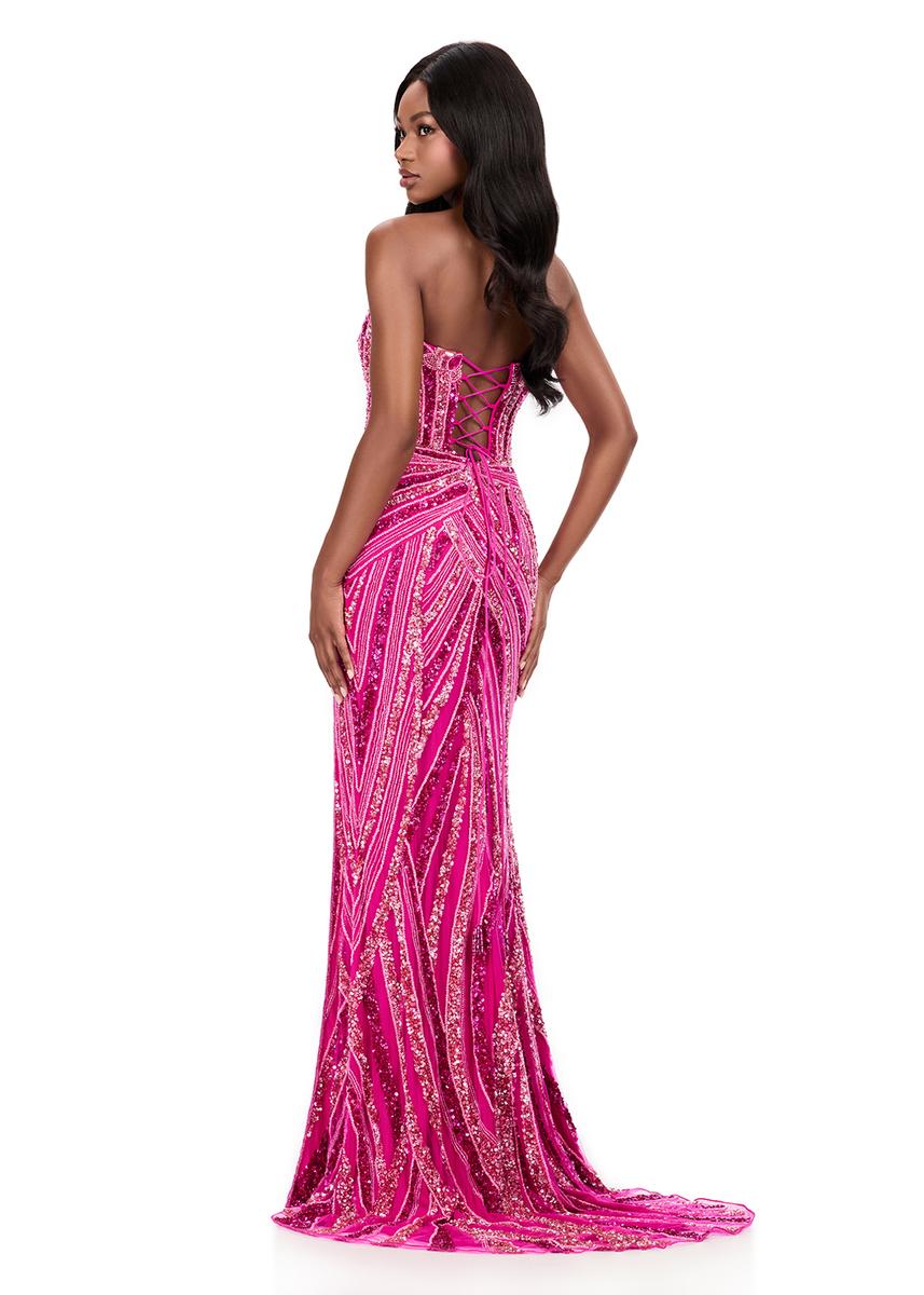 ASHLEYlauren Sequin Lace-up Back Prom Dress 12230 - B - Image 21