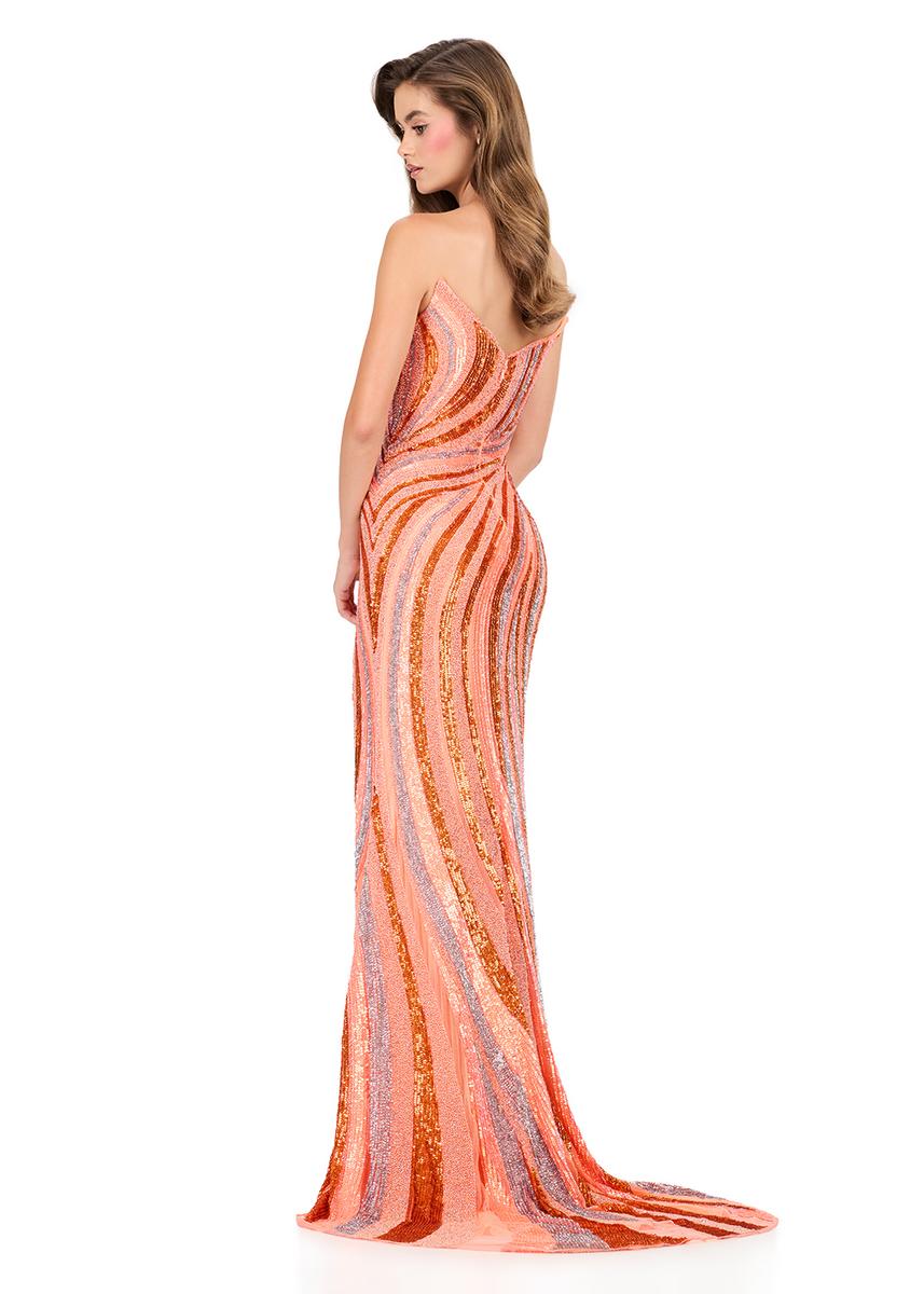 ASHLEYlauren Strapless Beaded Prom Dress 12231 - B - Image 12