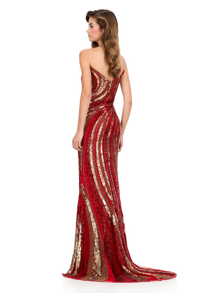 ASHLEYlauren Strapless Beaded Prom Dress 12231 - B - Image 24