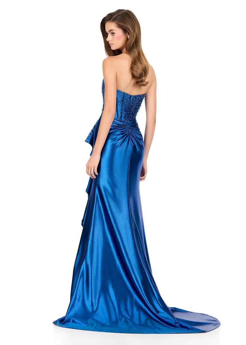 ASHLEYlauren Tight Jersey Prom Dress 12240 - Image 12
