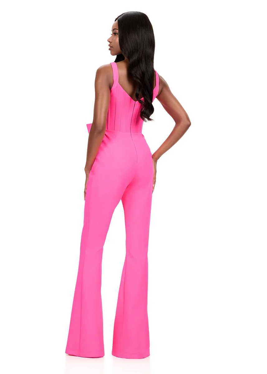 ASHLEYlauren Bow Statement Jumpsuit 12242 - Image 6