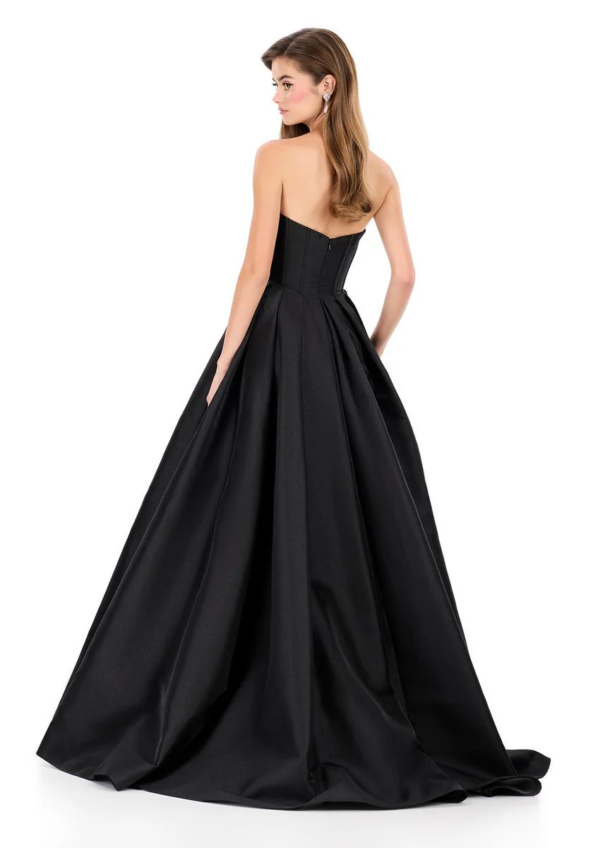 ASHLEYlauren Mikado Corset Ball Gown Dress 12264 - Image 12
