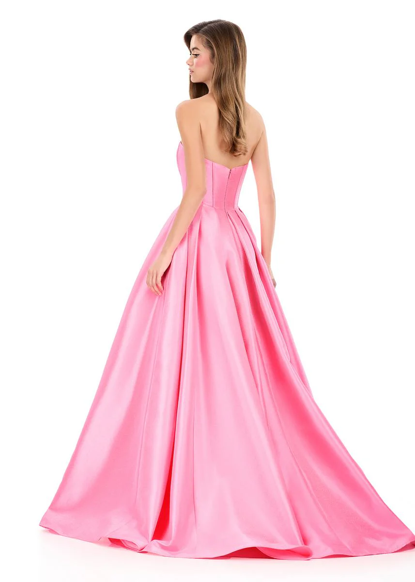 ASHLEYlauren Mikado Corset Ball Gown Dress 12264 - Image 6