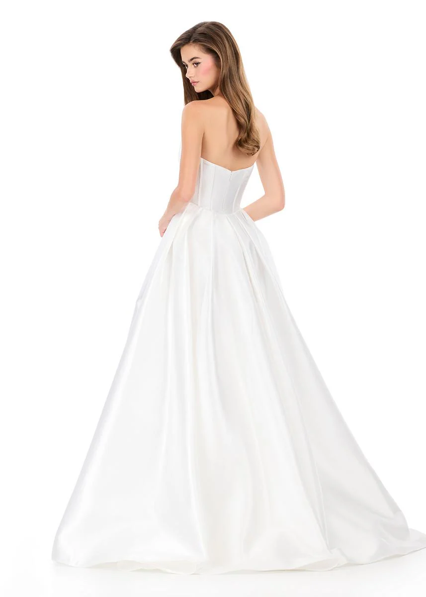 ASHLEYlauren Mikado Corset Ball Gown Dress 12264 - Image 8