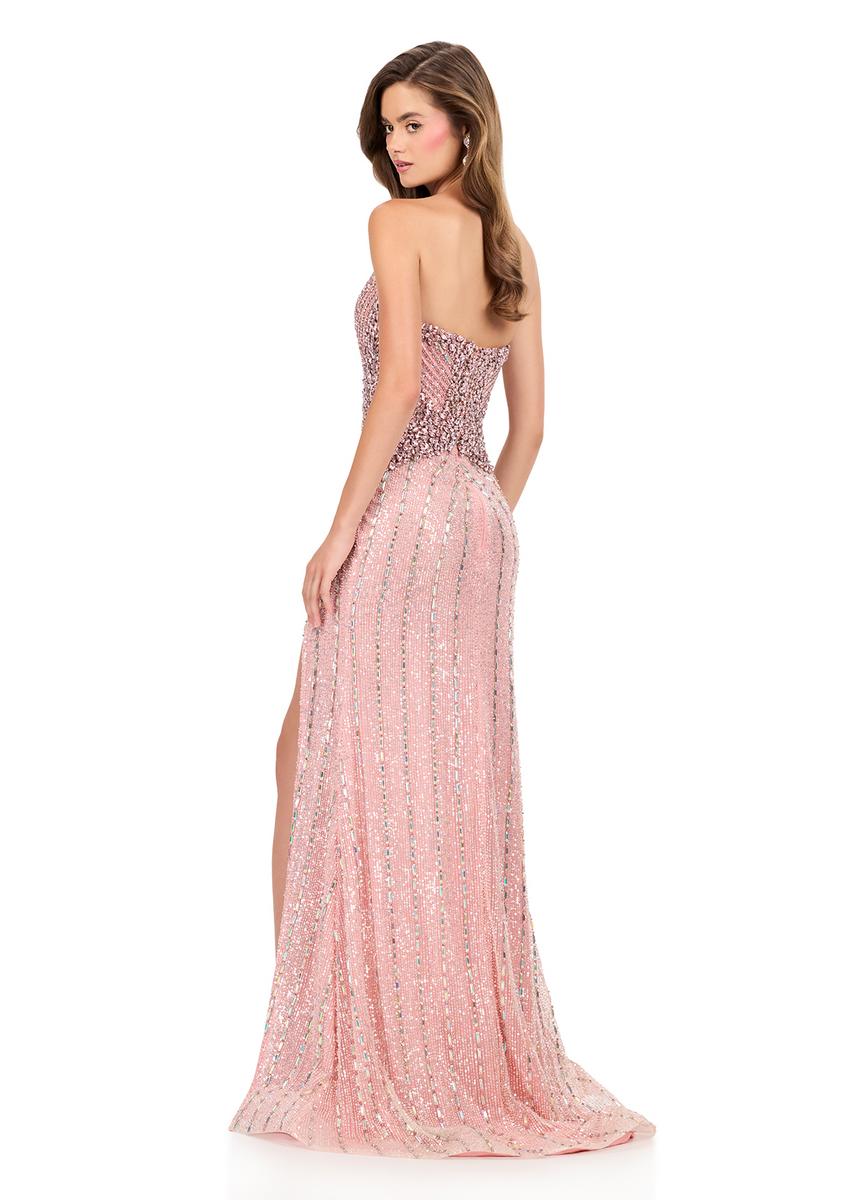ASHLEYlauren Beaded Glam Prom Dress 12273 - Image 7