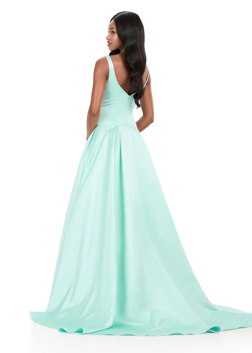 ASHLEYlauren Beaded Prom Dress 12277 - Image 4