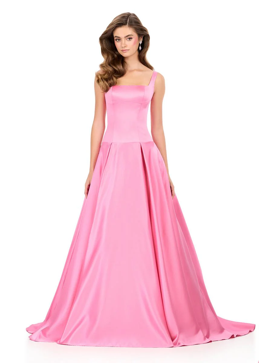 ASHLEYlauren Beaded Prom Dress 12277 - Image 7