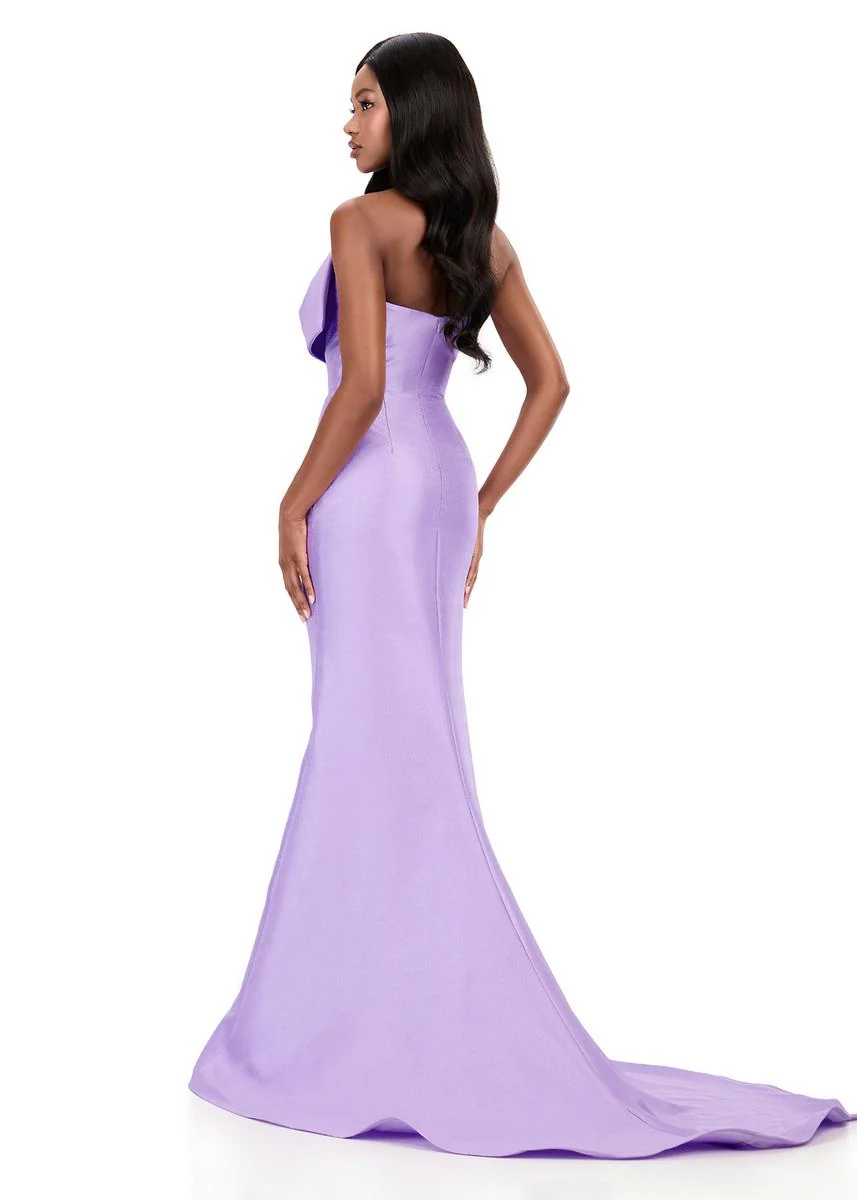 ASHLEYlauren Tight Bow Prom Dress 12279 - Image 7