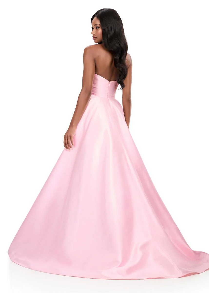 ASHLEYlauren Mikado Ball Gown Prom Dress 12280 - Image 2