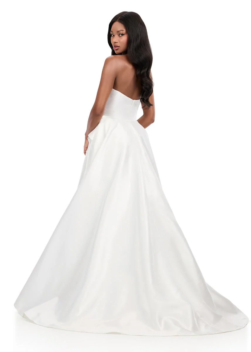 ASHLEYlauren Mikado Ball Gown Prom Dress 12280 - Image 4