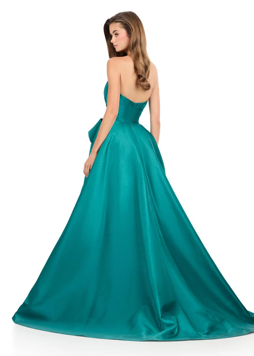 ASHLEYlauren Mikado Ball Gown Prom Dress 12280 - Image 6