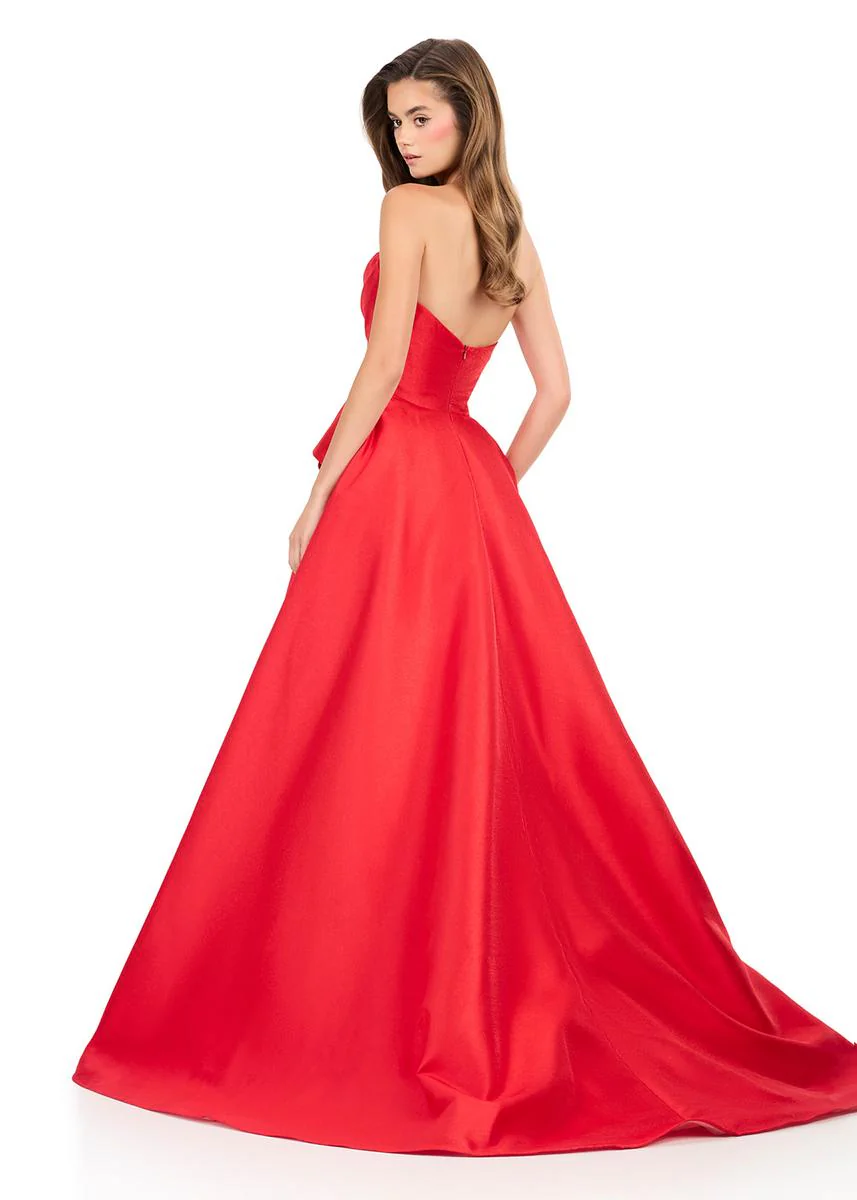 ASHLEYlauren Mikado Ball Gown Prom Dress 12280 - Image 8