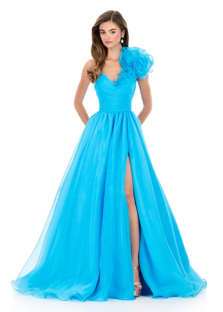 ASHLEYlauren Organza Ball Gown Prom Dress 12289