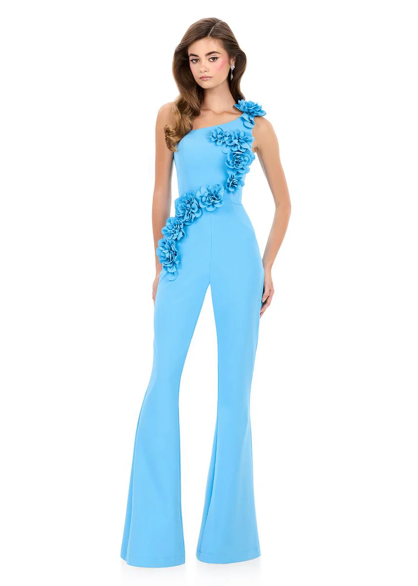 ASHLEYlauren 3D Floral Jumpsuit 12290 - Image 7
