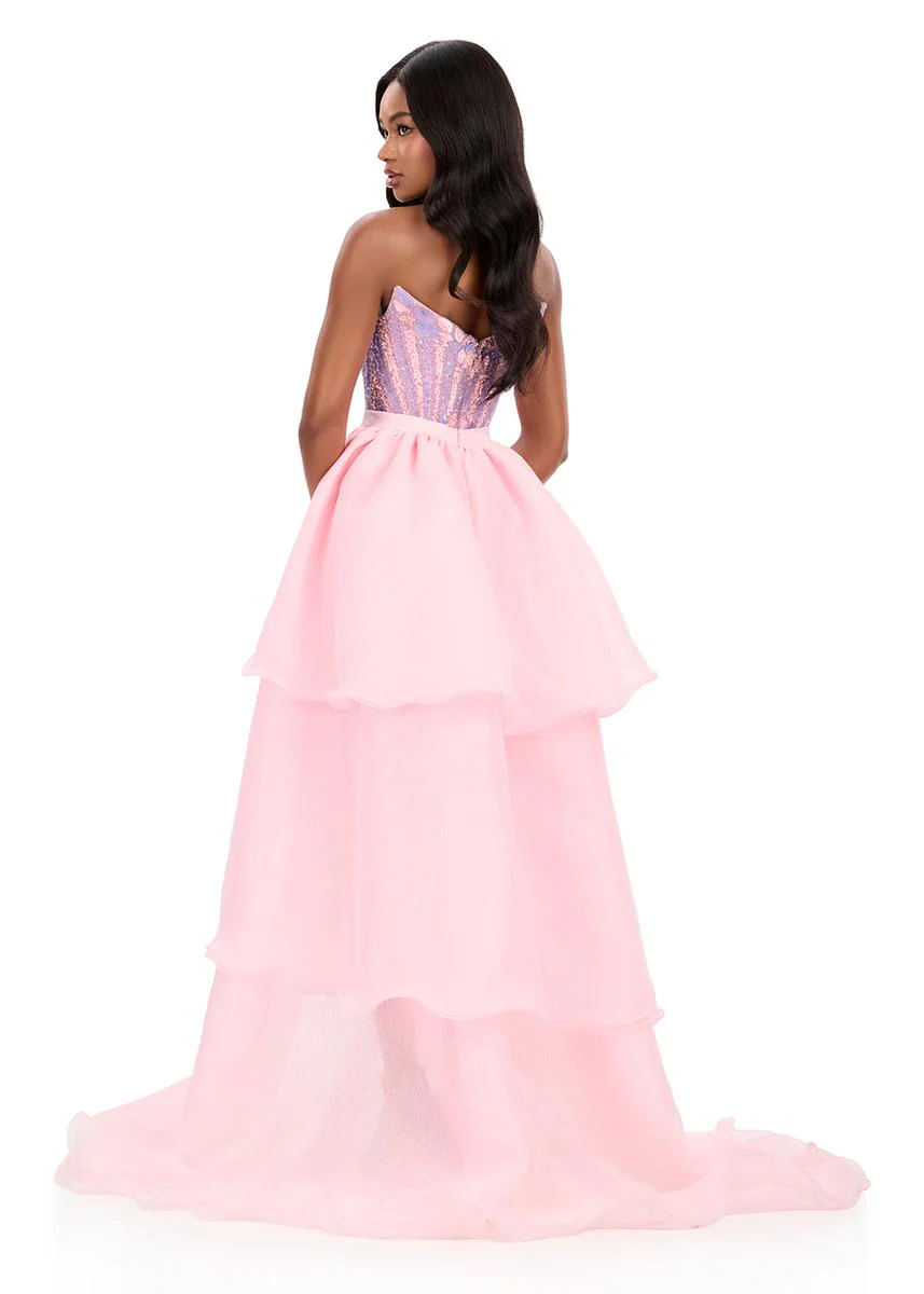ASHLEYlauren Organza Overskirt 12295 - Image 10
