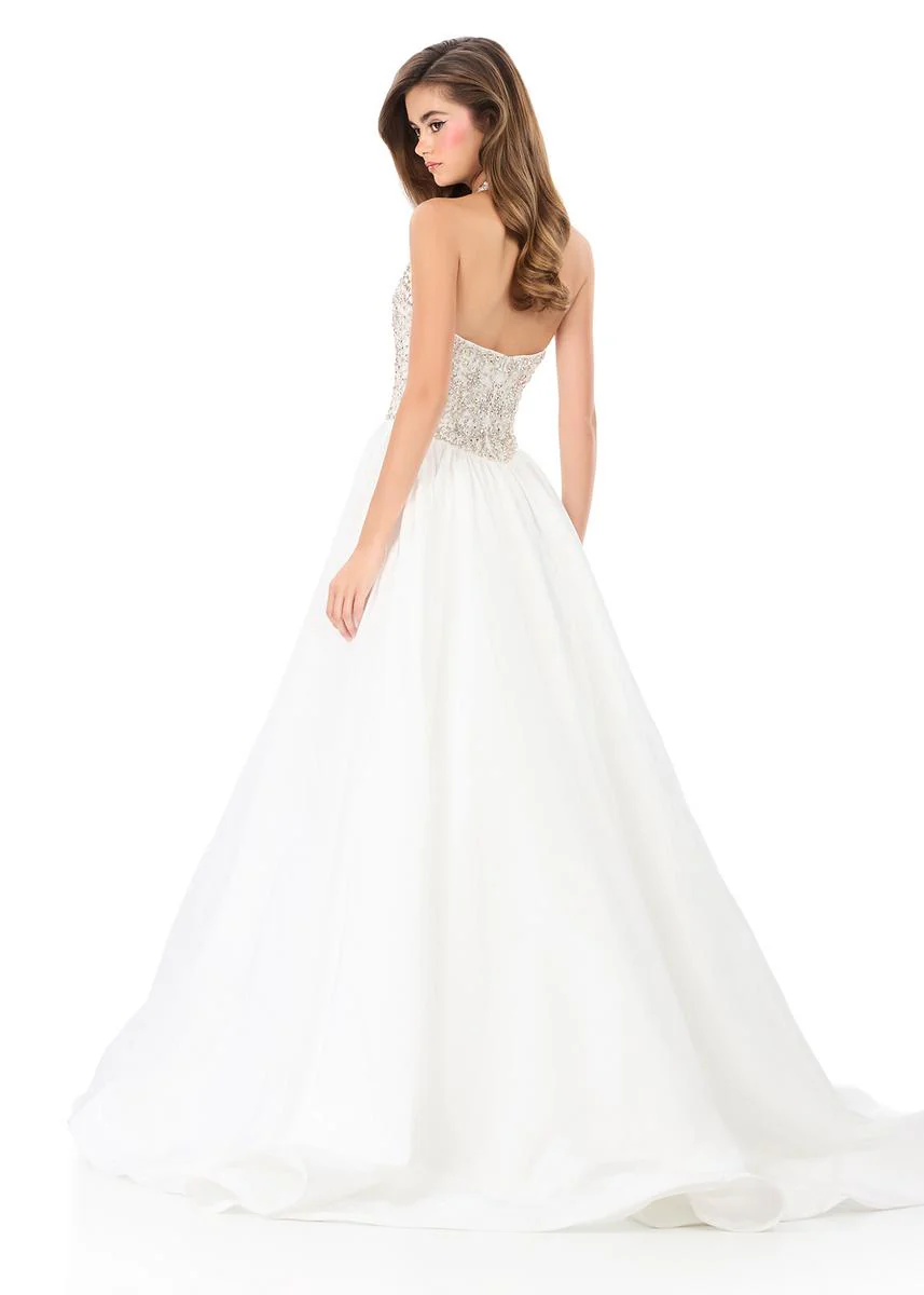 ASHLEYlauren Taffeta Halter Pageant Dress 12299 - Image 7