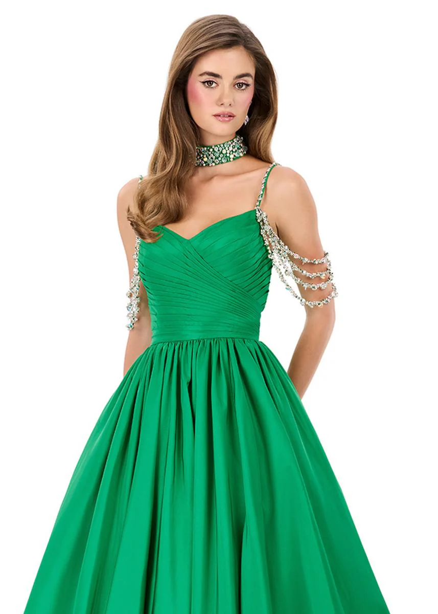ASHLEYlauren Embellished Prom Dress 12300 - Image 3