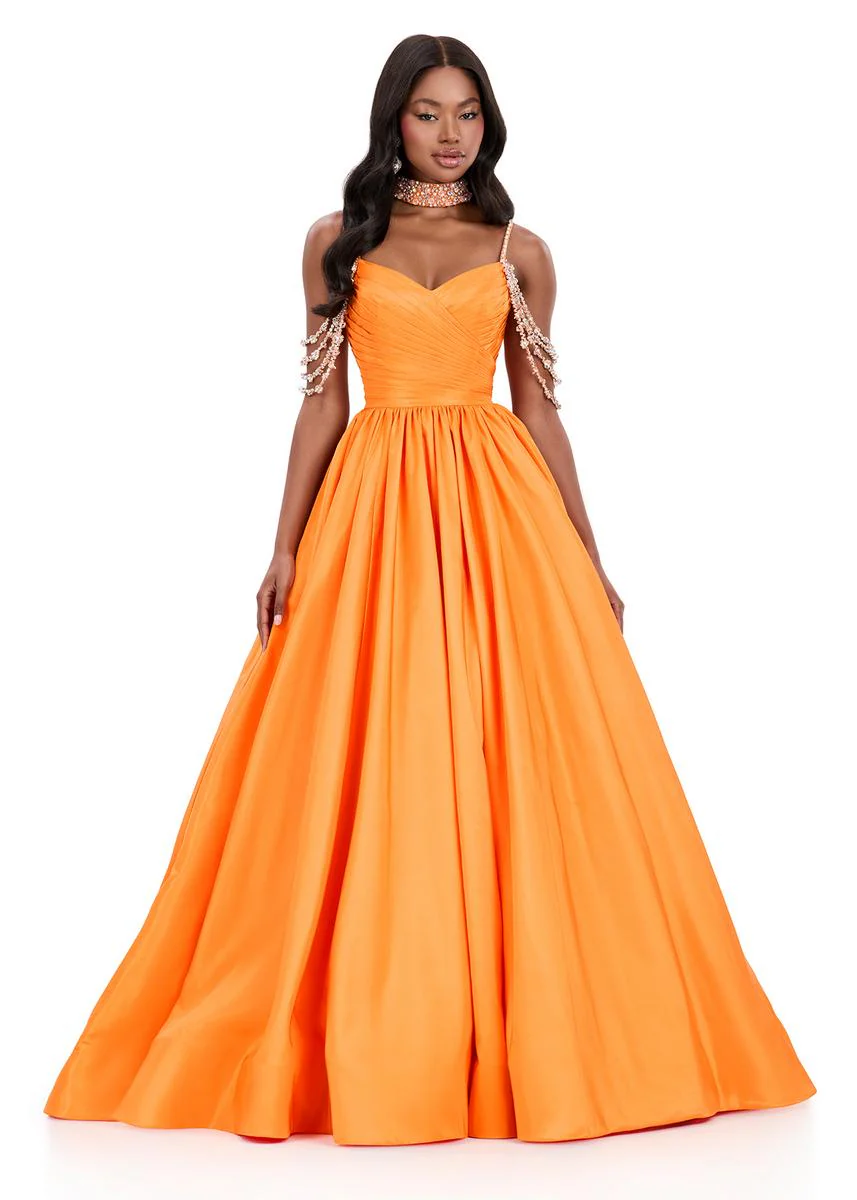 ASHLEYlauren Embellished Prom Dress 12300 - Image 4