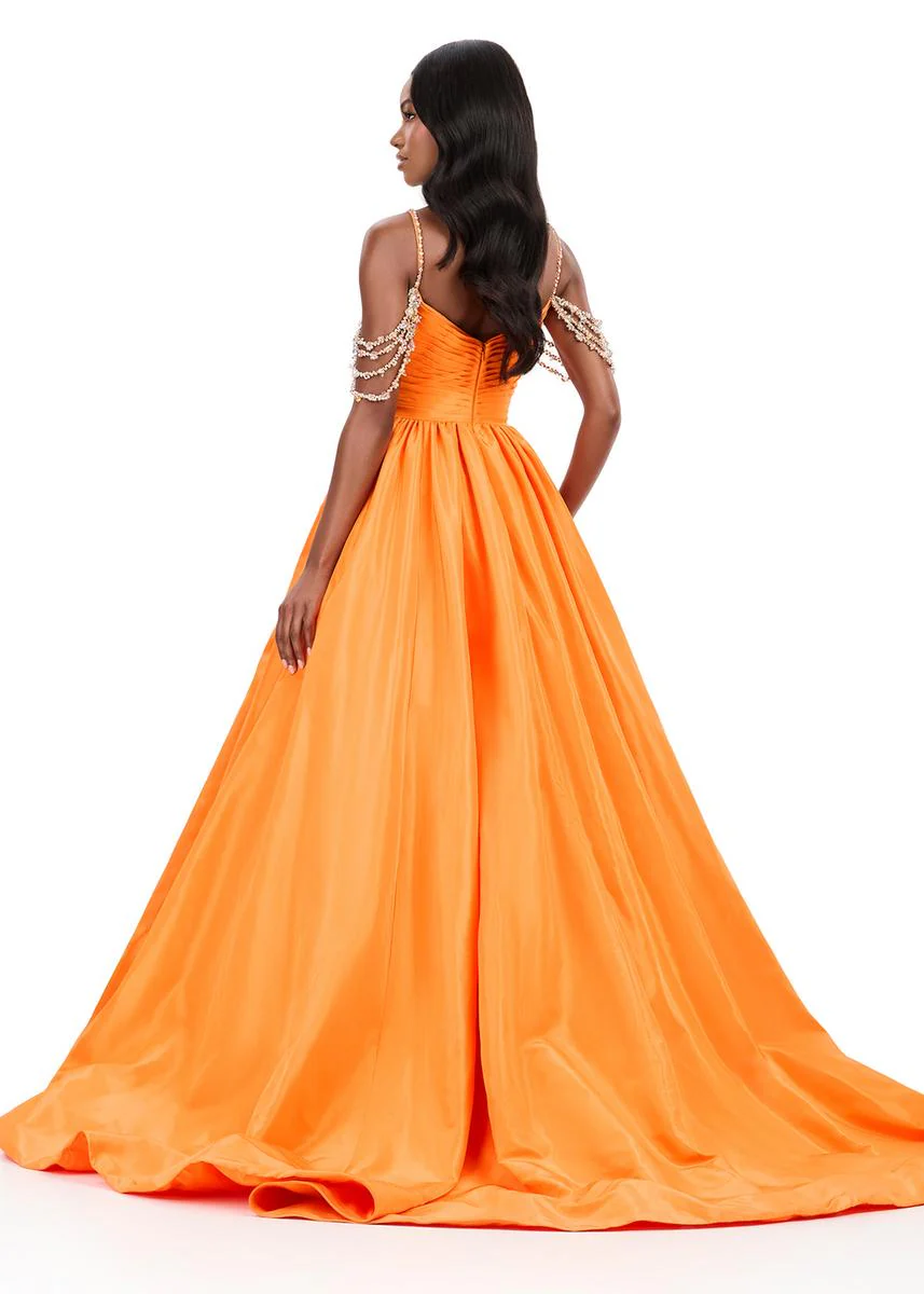 ASHLEYlauren Embellished Prom Dress 12300 - Image 5