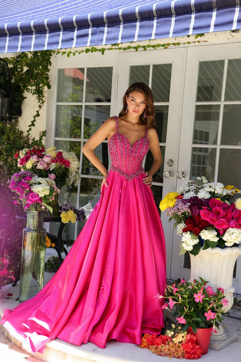 Ava Presley A-Line Prom Dress 29521 - Image 3