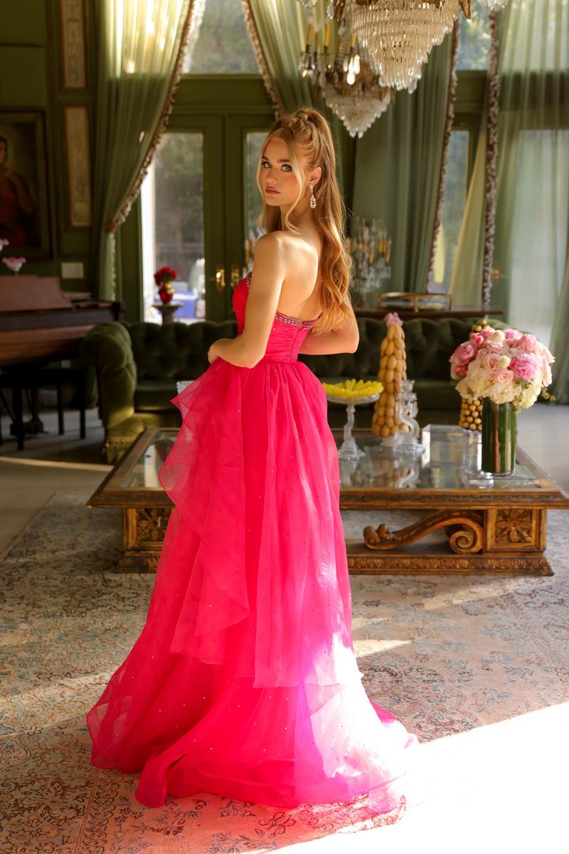 Ava Presley Strapless Ruched Prom Dress 29524 - Image 25