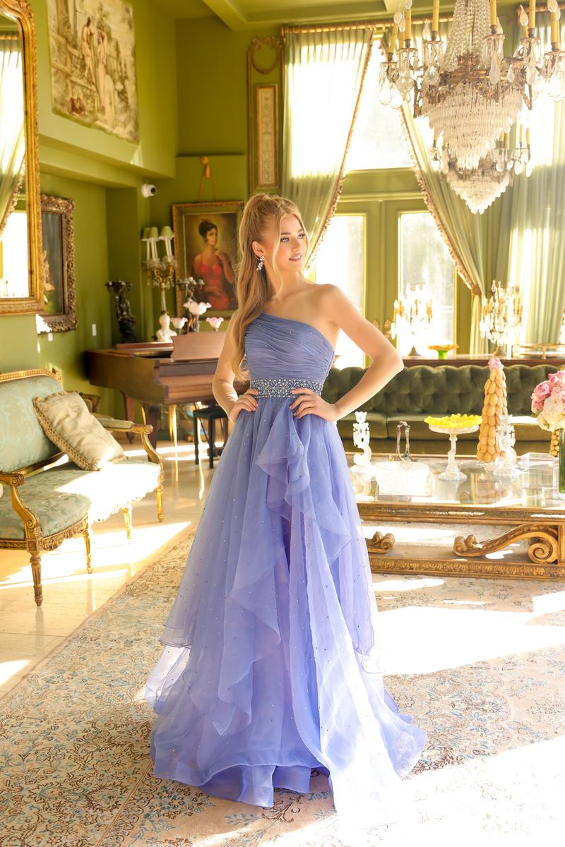 Ava Presley One Shoulder Ruched Pageant Dress 29534 - Image 13