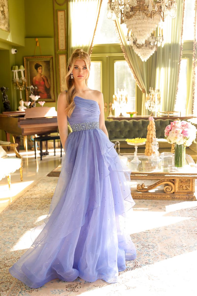 Ava Presley One Shoulder Ruched Pageant Dress 29534 - Image 16