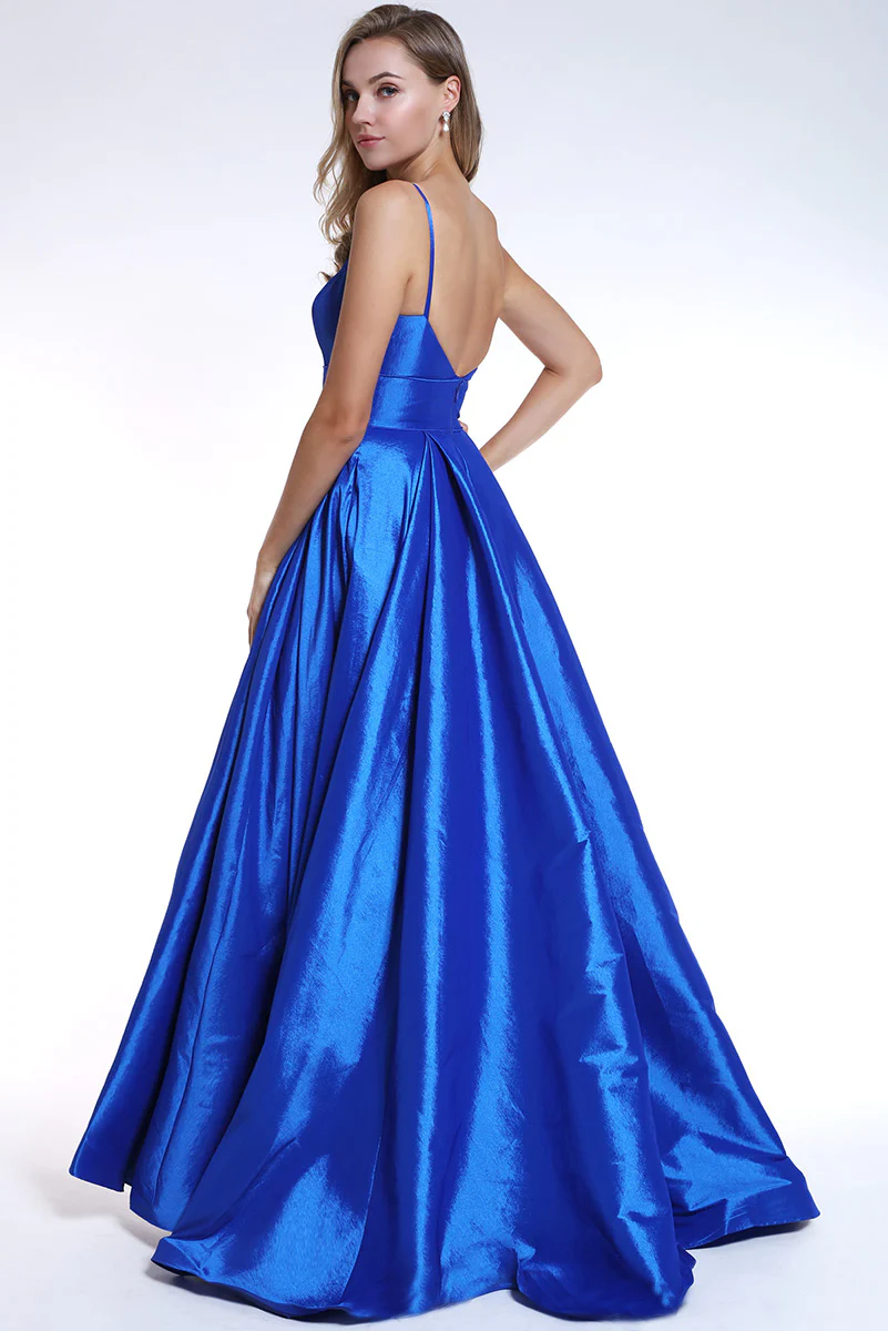 Ava Presley Satin A-Line Prom Dress 35738 - Image 4