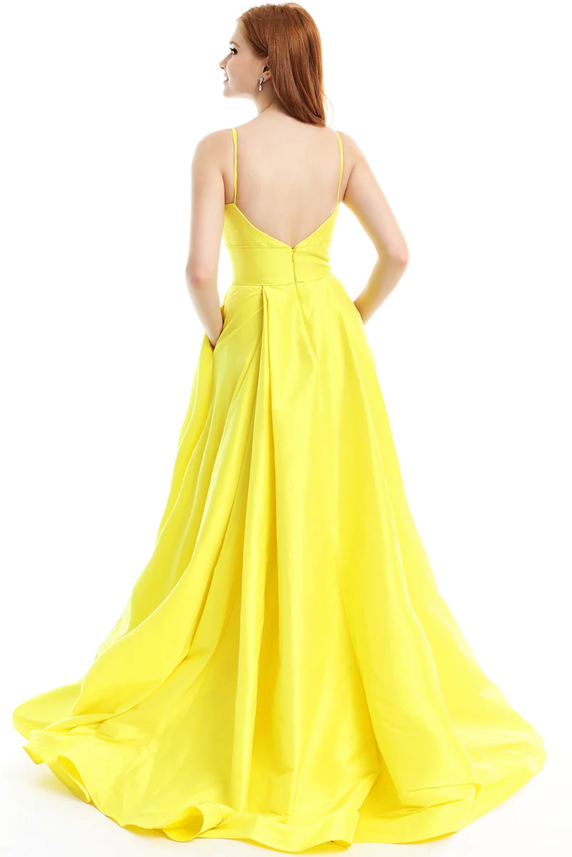 Ava Presley Satin A-Line Prom Dress 35738 - Image 6