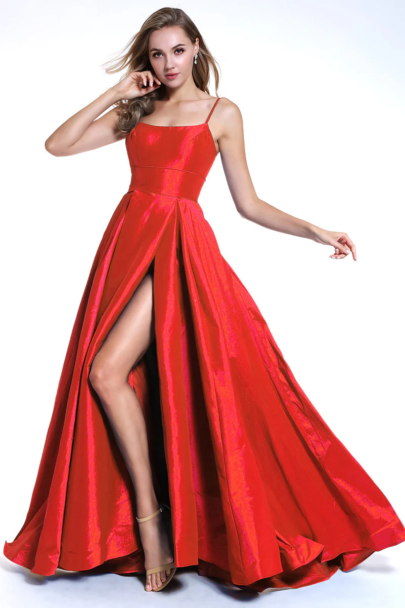 Ava Presley Satin A-Line Prom Dress 35738 - Image 7