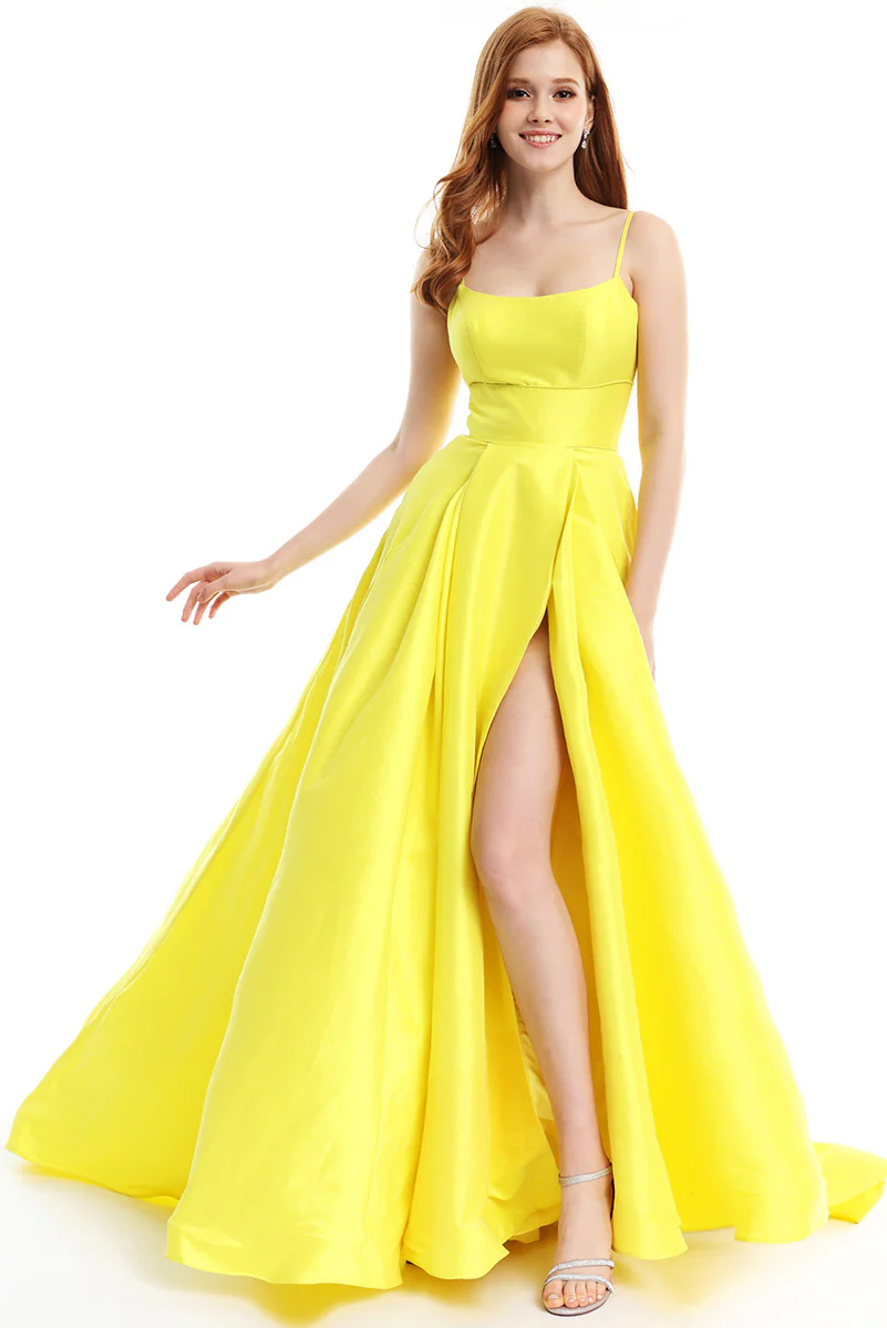 Ava Presley Satin A-Line Prom Dress 35738 - Image 9