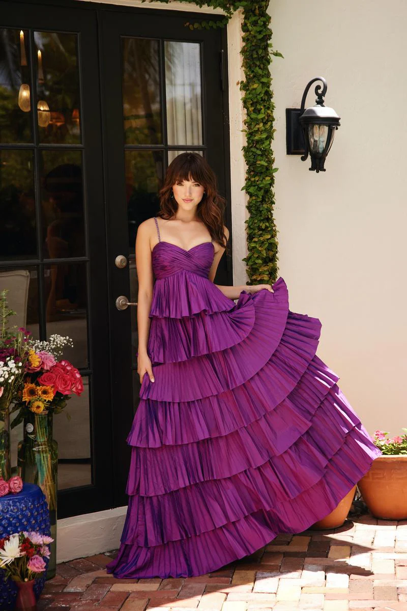 Ava Presley Empire Ruffle Prom Dress 40046 - Image 6
