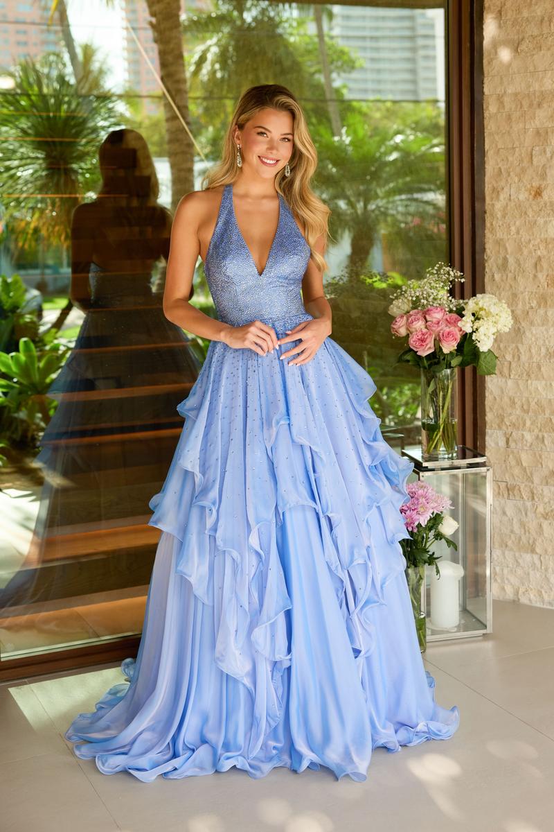 Ava Presley Halter Ballgown Prom Dress 42238 - Image 3