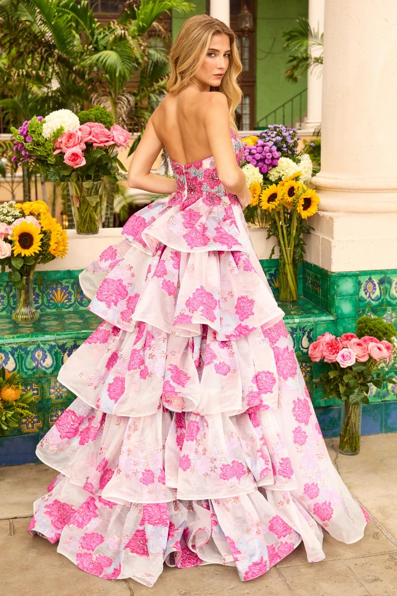 Ava Presley Embroidered Ballgown Prom Dress 42292 - Image 2