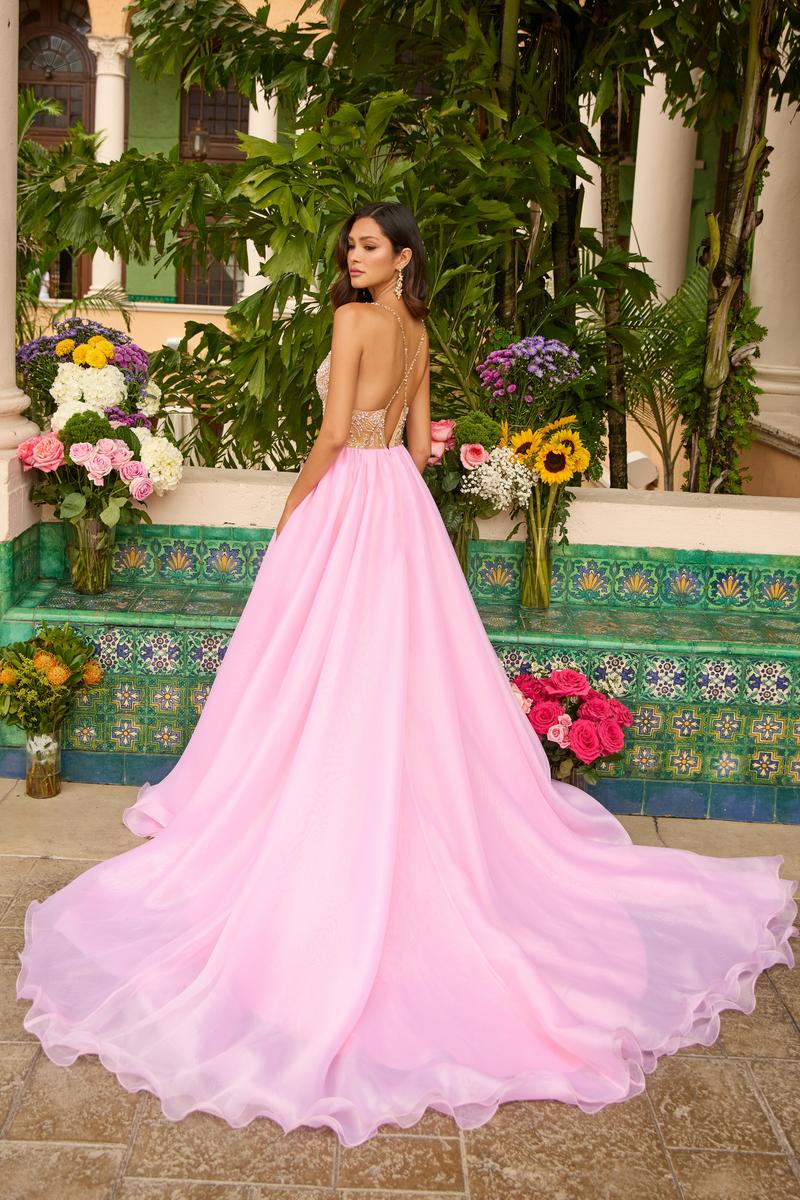 Ava Presley Low Back Ballgown Prom Dress 47243 - Image 2