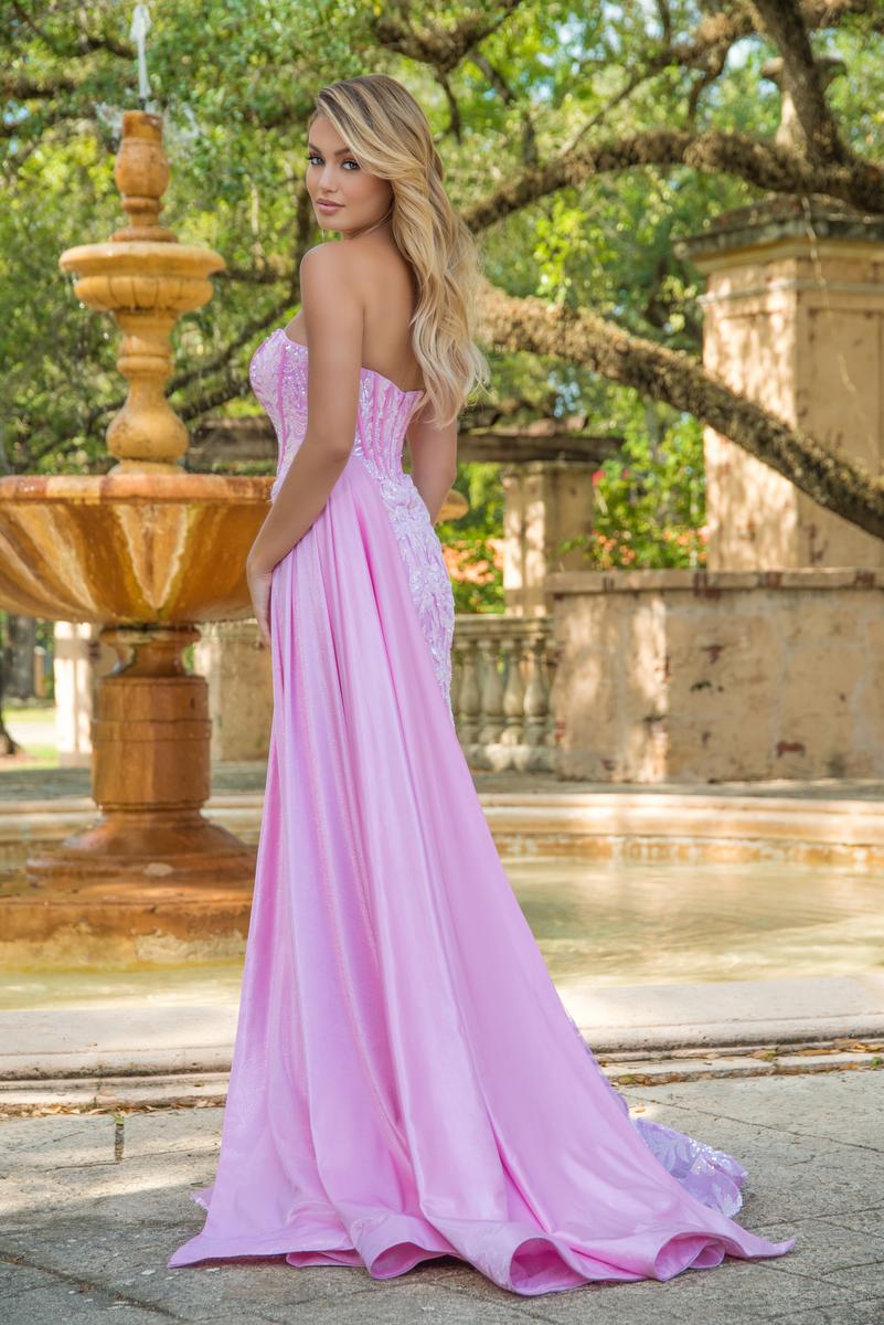 Ava Presley Strapless Corset Prom Dress 28291 - Image 2
