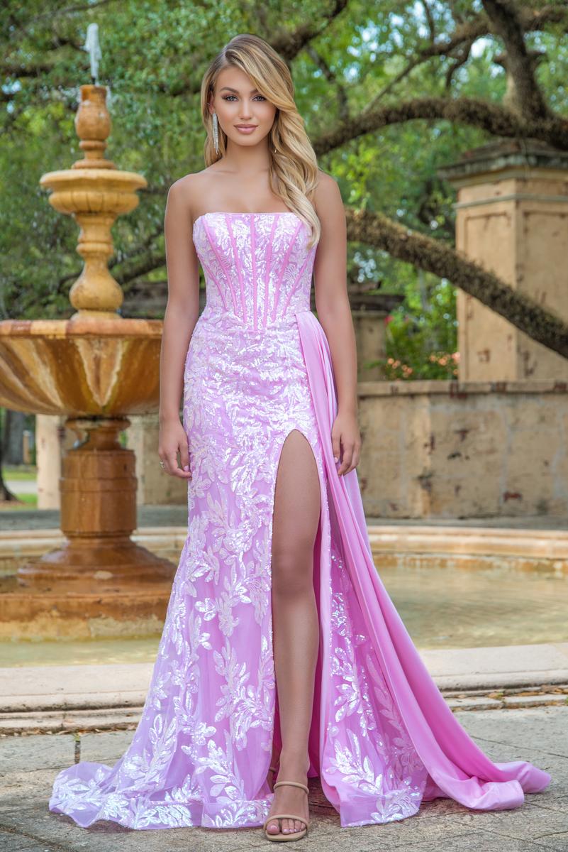 Ava Presley Strapless Corset Prom Dress 28291 - Image 5